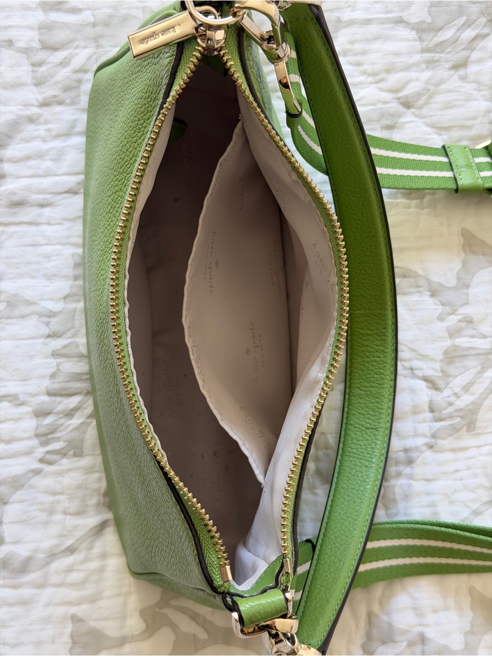 Kate Spade Rosie Shoulder Bag in Turtle Green with Crossbody Strap - Picture 14 of 14